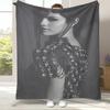 Selena Gomez Meme Star Soft Flannel Throw Blanket,Cozy Warm Blanket for Bed,Sofa,Living Room,Picnic,Camping,Home Decor,Gift