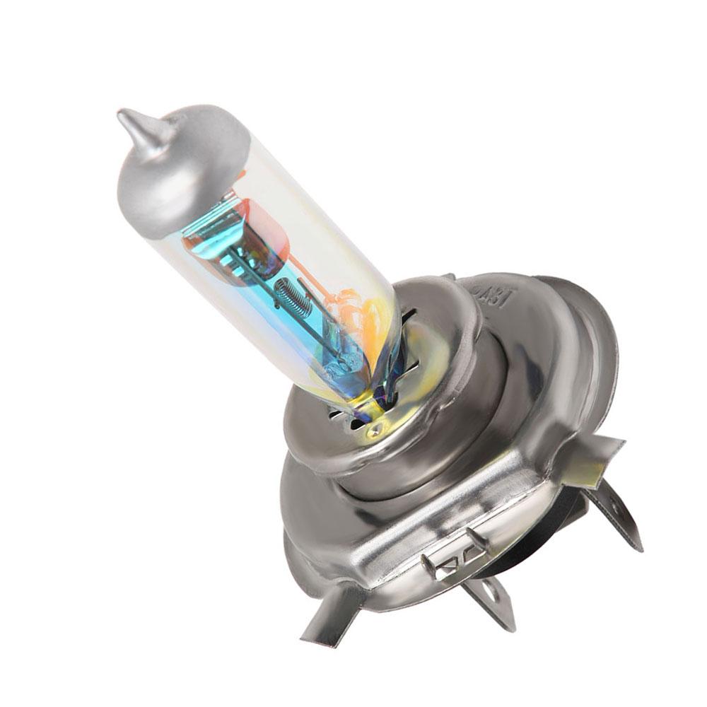 2 Stück H4 Auto Scheinwerferlampen 12V 55W Scheinwerferlampen Super Helle Auto Nebelscheinwerferlampen Fern- und Abblendlicht GM Autoteile Lampen