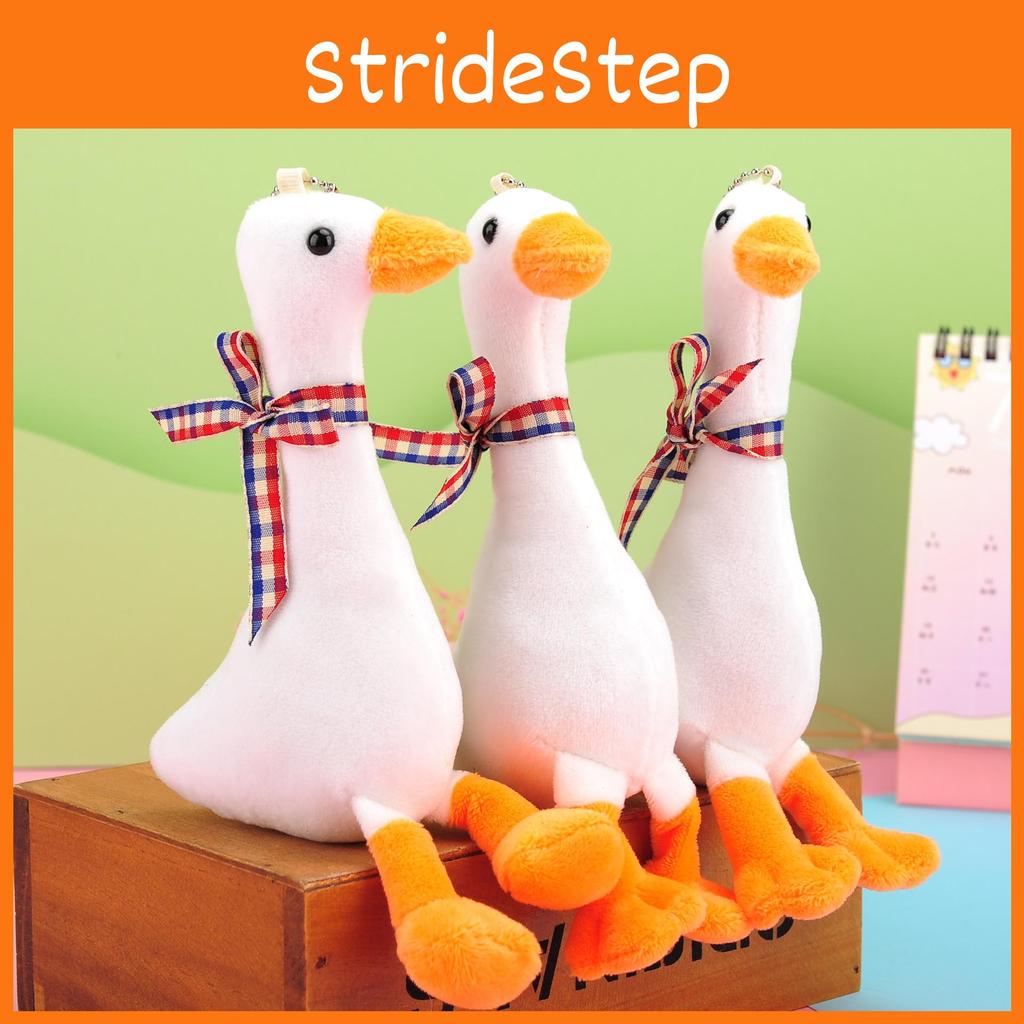 Fluffy Duck Plush Keychain Short Plush Material Stuffed With Pp Cotton Kids Love It