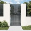 VidaXL Garden Gate Anthracite 105x250 Cm Steel 154564