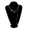 Single Side Tassel Pearl Shell Necklace, Japanese Korean Dynamic Clavicle Chain