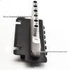 Silver/Black Vintage Electric Guitar Double Locking Tremolo Bridge System