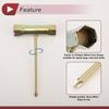 HEROFFIX 1PC T Type Spark Plug Socket Wrench Durable Spanner Socket Remover 10.8x7.3cm High