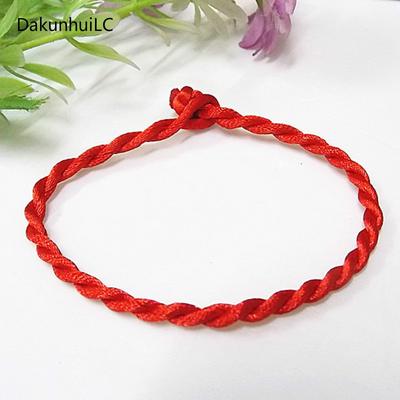 1 STÜCK Roter Faden Schnur Armband Glücksrotes handgemachtes Seilarmband für Frauen Männer Schmuck Liebhaber Paar