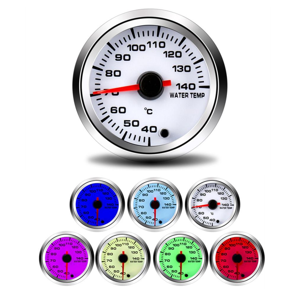 52mm 7 Colors Tachometer RPM Meter Water Temp Oil Temp Oil Press Voltmeter Boost Gauge Air-Fuel Ratio Gauge EGT Gauge Car Gauge