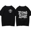 Hand Tour Technoblade Casual Cartoon Graphic T-shirts Men Women Harajuku Vintage Summer Short Sleeve Shirt Streetwear Tops Tee