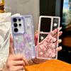Samsung S25ultra Mobile Phone Case 1 Bow S24FE Flash Diamond Drop Glue A15 Fashion Creative A36 New Model