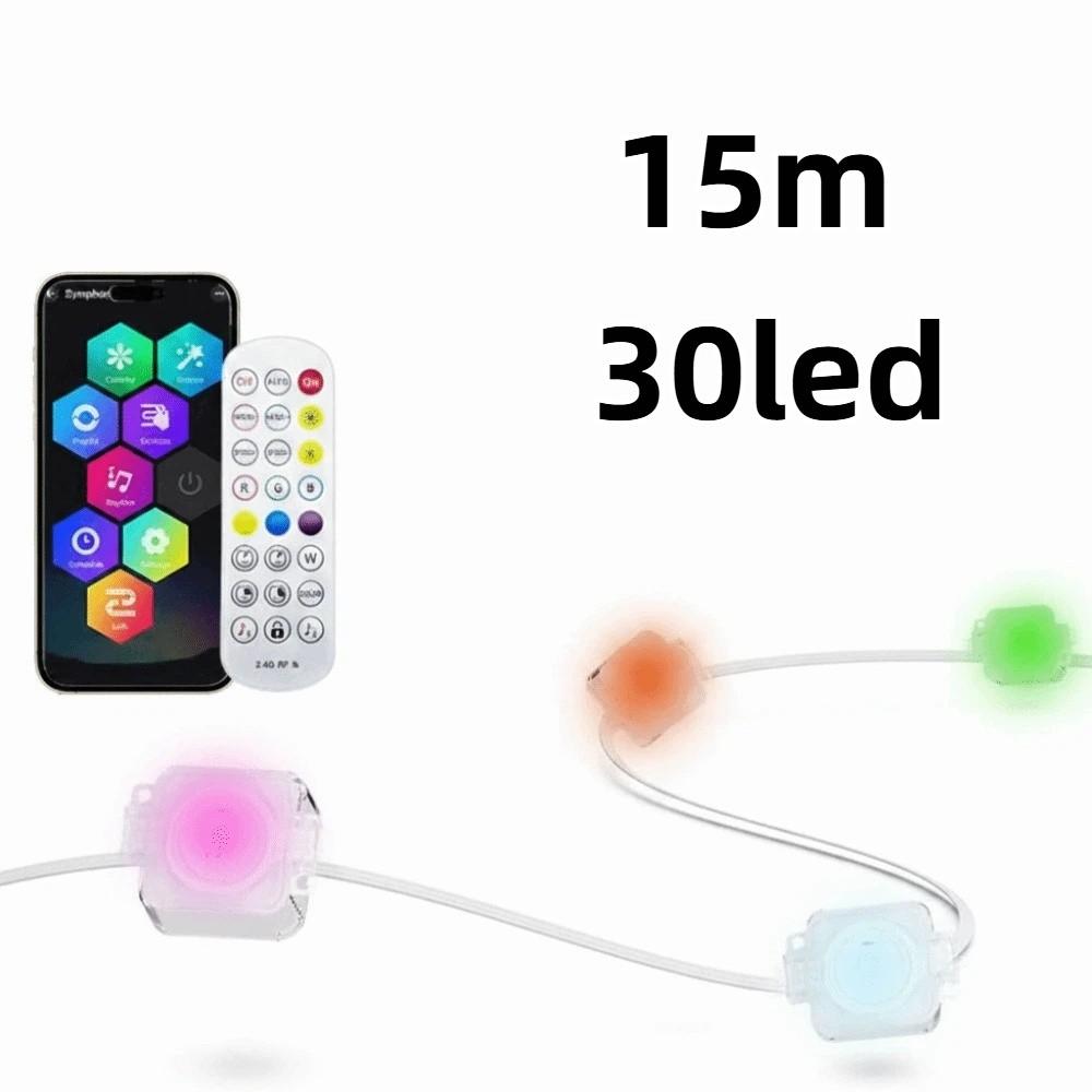 App Remote Control RGB Lights Smart String Lights Decorative Lights Eaves Lights  Garden Decor