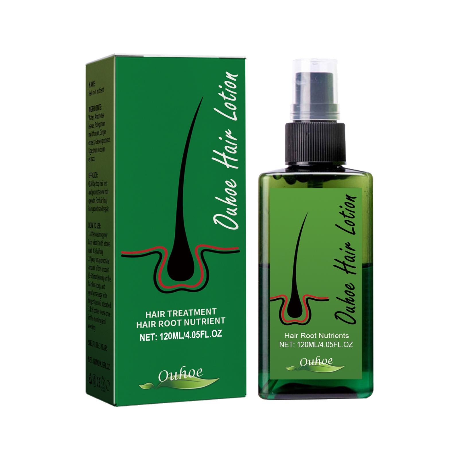 OUHOE Hair Growth and Anti-Hair Loss Spray 120ml: Hair growth/hair repair/anti-hair loss/oil control/hair and scalp care