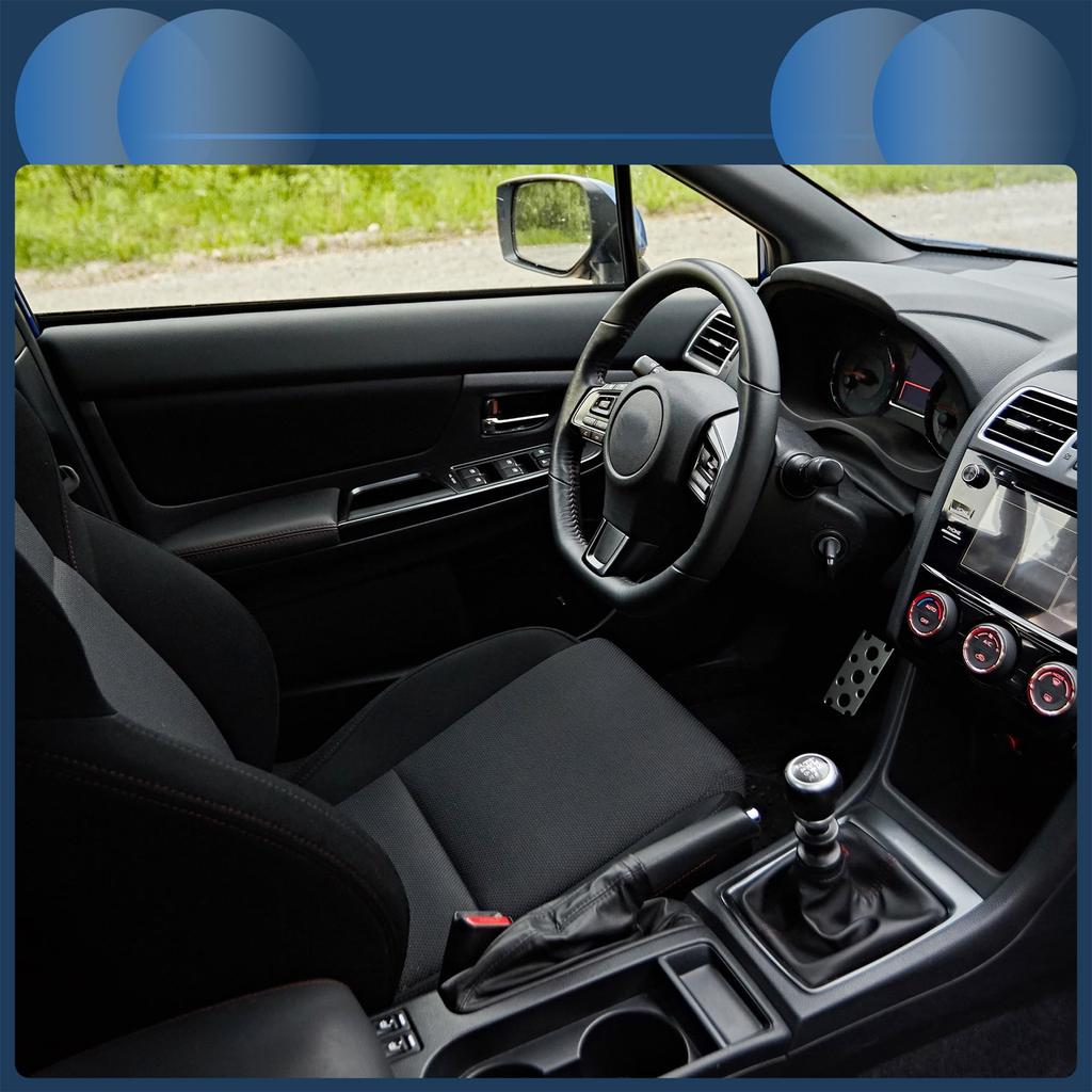 INFINAUTO Car Trash Front Rear Seat 5.1" Wide 5.9" Tall Auto Trash Bin Four Leather Weave Pattern Black Hanging
