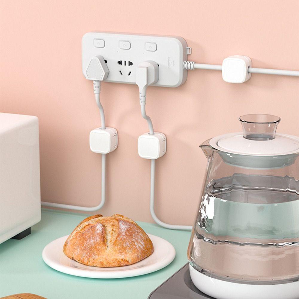 6Pcs Smooth Magnetic Cable Organizer Under Desk Cable Organizer Holder