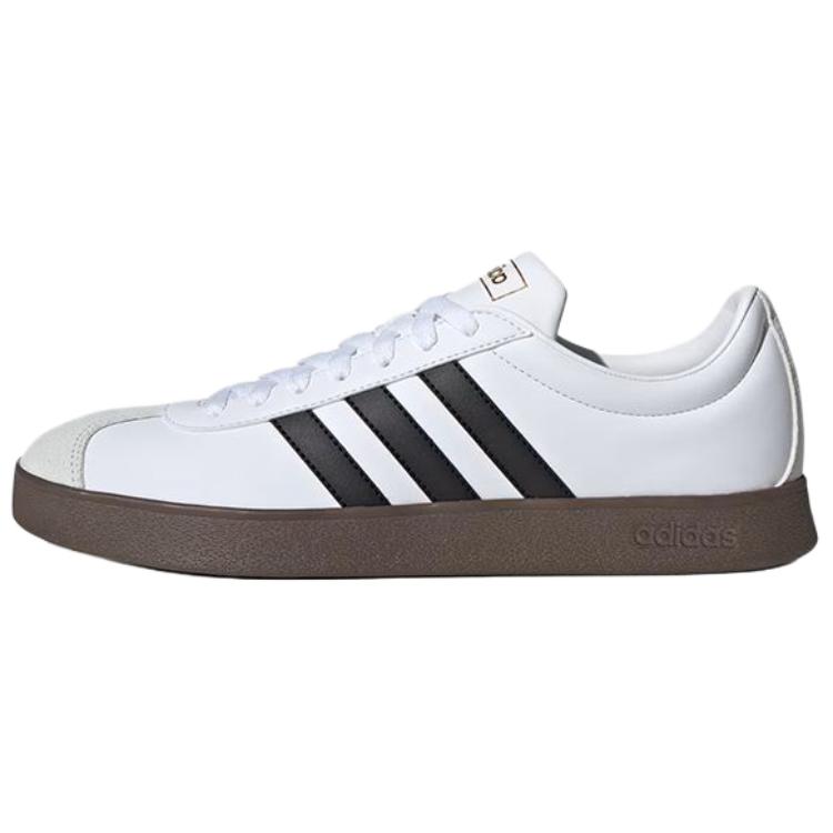 

Adidas VL Court Classic Белые Черные Резиновые Унисекс Кроссовки Обувь-Белый Основной-Черный JQ2470 40