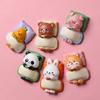 Cartoon Refrigerator Sticker Animal Sleeping Cover Blanket Magnetic Sticker Panda Powder Pig Rabbit Decompression