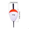 5 Brightly Colored Oval Shaped EVA Foam Fishing Buoys, High Buoyancy for Trout, Catfish, Bass And