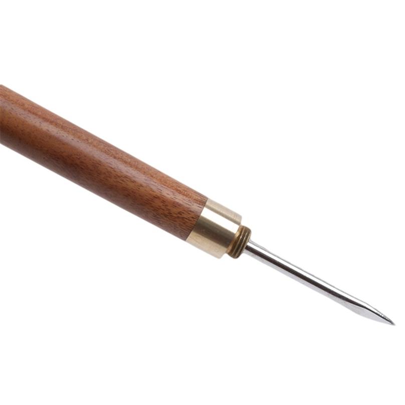 Sandalwood Tea Stainless Steel Knife Dedicated Tea Needle Tea Accessories Teasets Spiral Tea Knife