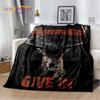 3D German Jaegermeister Logo Elk Soft Flannel Blanket for Beds Bedroom Sofa Picnic,Throw Blanket for Cover Outdoors Leisure Gift