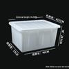 Lijia Plastic Kitchen Storage Bins with Lids - 5 Pack
