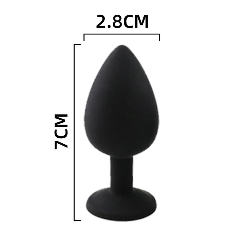 Small Size Silicone Anal Plug Anal Toys Sexy Fox Tail Anal Plug Erotic Anus Toy Sex Toys Woman Men Sex Butt Plug Adult Products