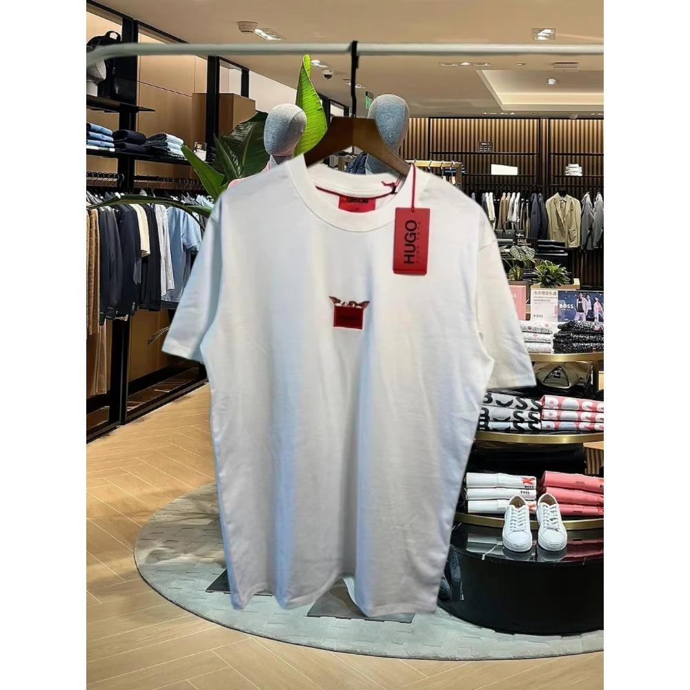 Hot Sale Summer Men Women T Shirt Designer Hugo Tee Print Short Sleeve Cotton Tshirt Brand T-shirt Oversized 2024 Top Clothing