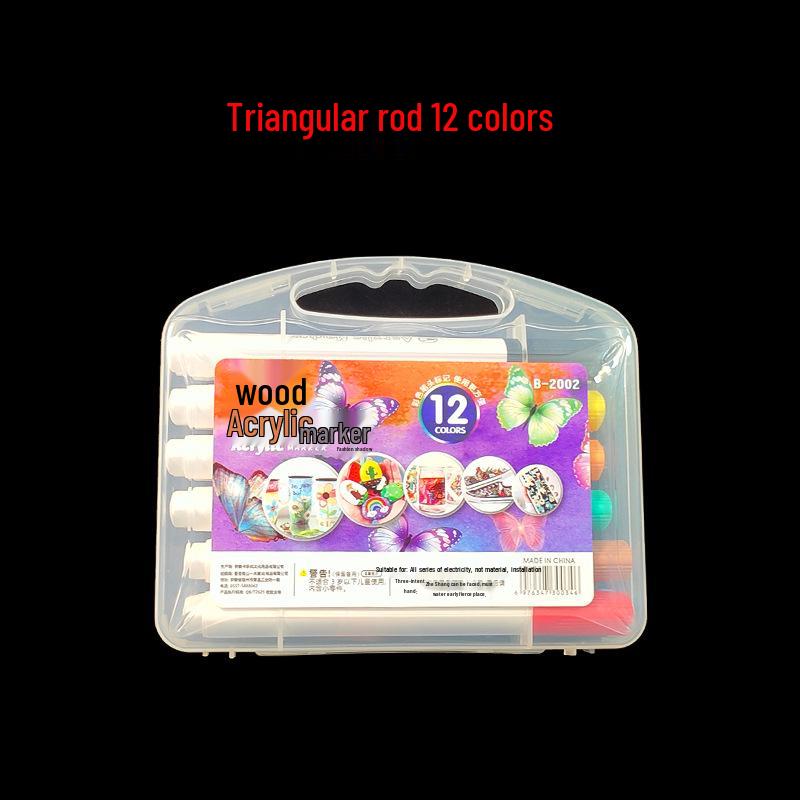 

Elementary School Acrylic Markers: Fade-Resistant, Waterproof, No Bleed Through, Layerable, Perfect for Hand-Painted Graffiti and Art Projects.
