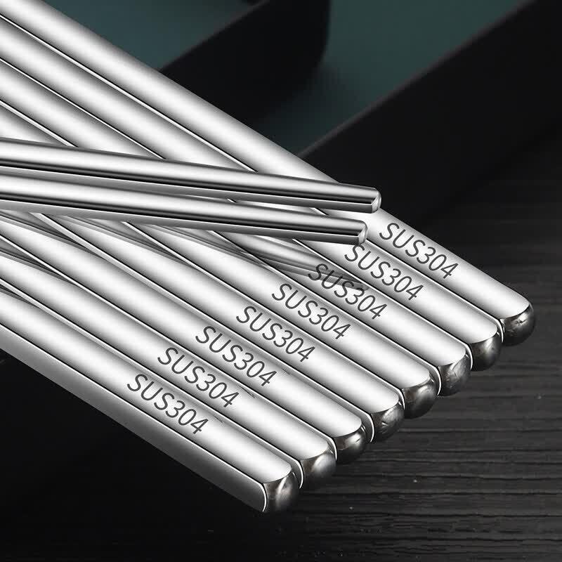 Qiwei Food-Grade 316 Stainless Steel Chopsticks
