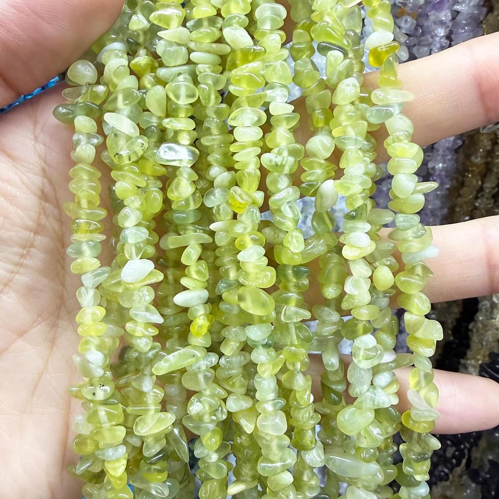 3-5mm Natural Crystal Agate Crushed Stone Beads, Irregular DIY Jewelry Accessories, Loose with Hole