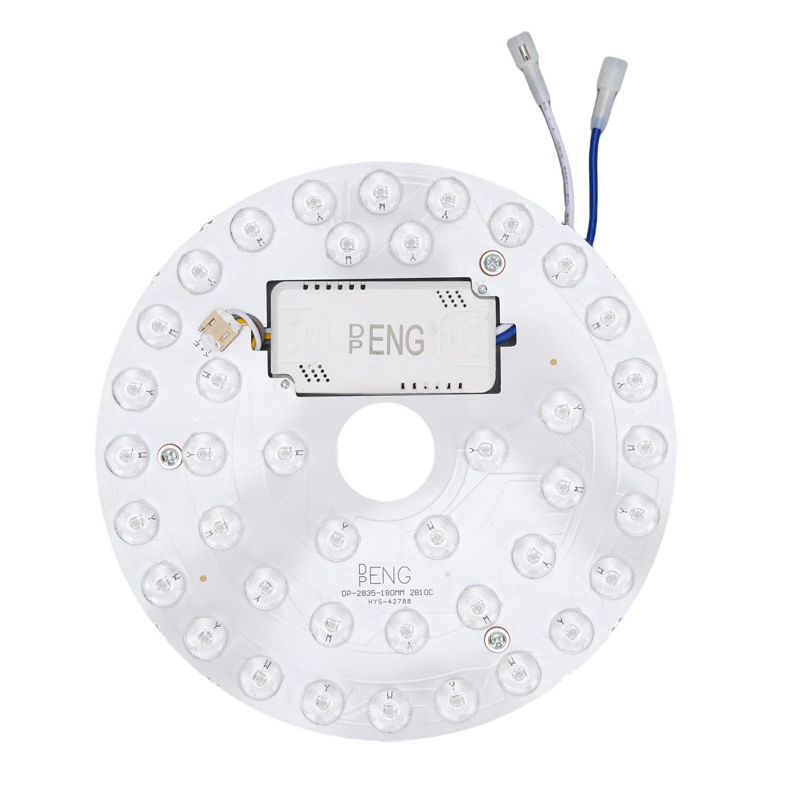 

7.1-inch 18W Magnetic LED Wick Replacement Part Ceiling Fan Light Retrofit Kit 3 Color Dimmable Round Magnetic Attachment Design 85-265V