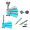 DIY Assembles Particles Spiral Staircase Support 1x1x5 1/3 House Stairs 40243 Steps Modular Creative Riser Building Block Toys