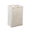 Foldable Laundry Basket with Wooden Handles - Waterproof, Large Capacity, for Toys and Clothes, Cotton and Linen Fabric