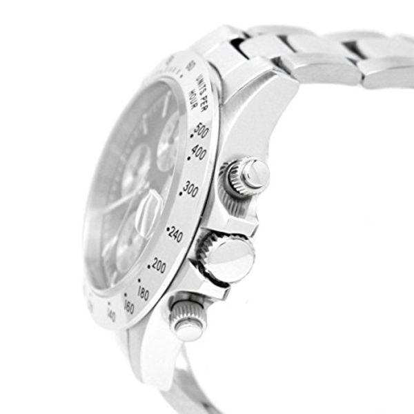 ELGIN FK1184S-B Watch Chronograph Japanese Movement Water Resistant Black Men's