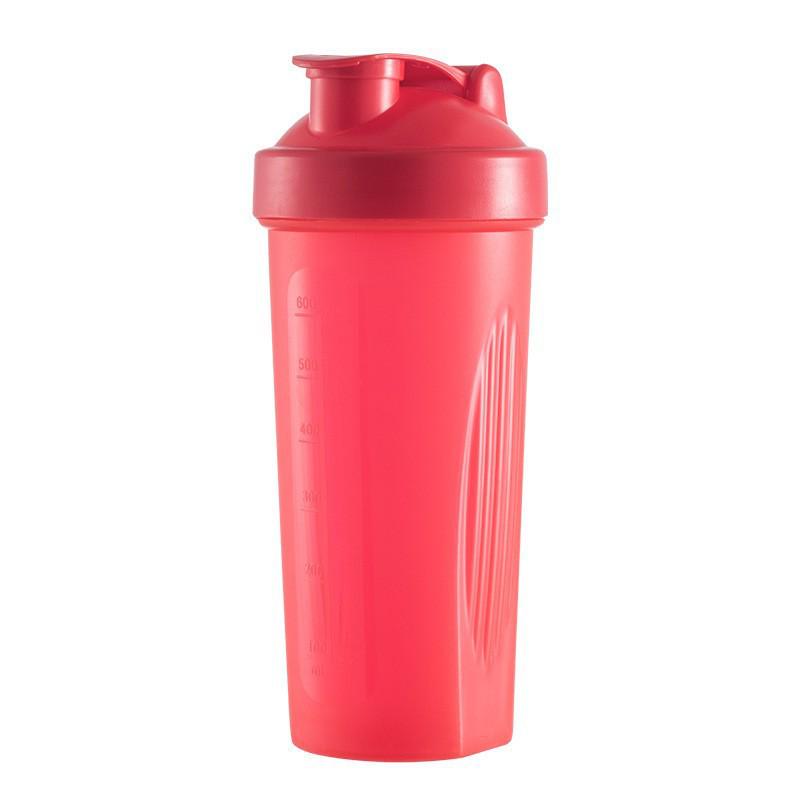 600ML Gym Shaker Bottle - Large Capacity for Protein Shakes & Smoothies, Customizable Logo, Portable Plastic Water Bottle