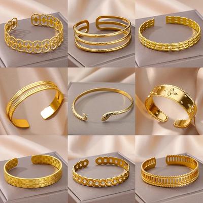Vintage náramok s hadím náramkom pre ženy z nehrdzavejúcej ocele otvárací náramok s hadím zvieracím estetickým módnym šperkom pulseras mujer
