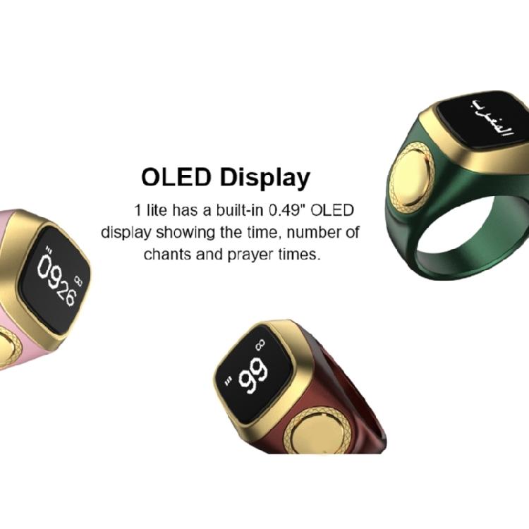 for Smart Counter Ring with Tasbih Beads 40mAh Battery Supports Android 5./iOS 1