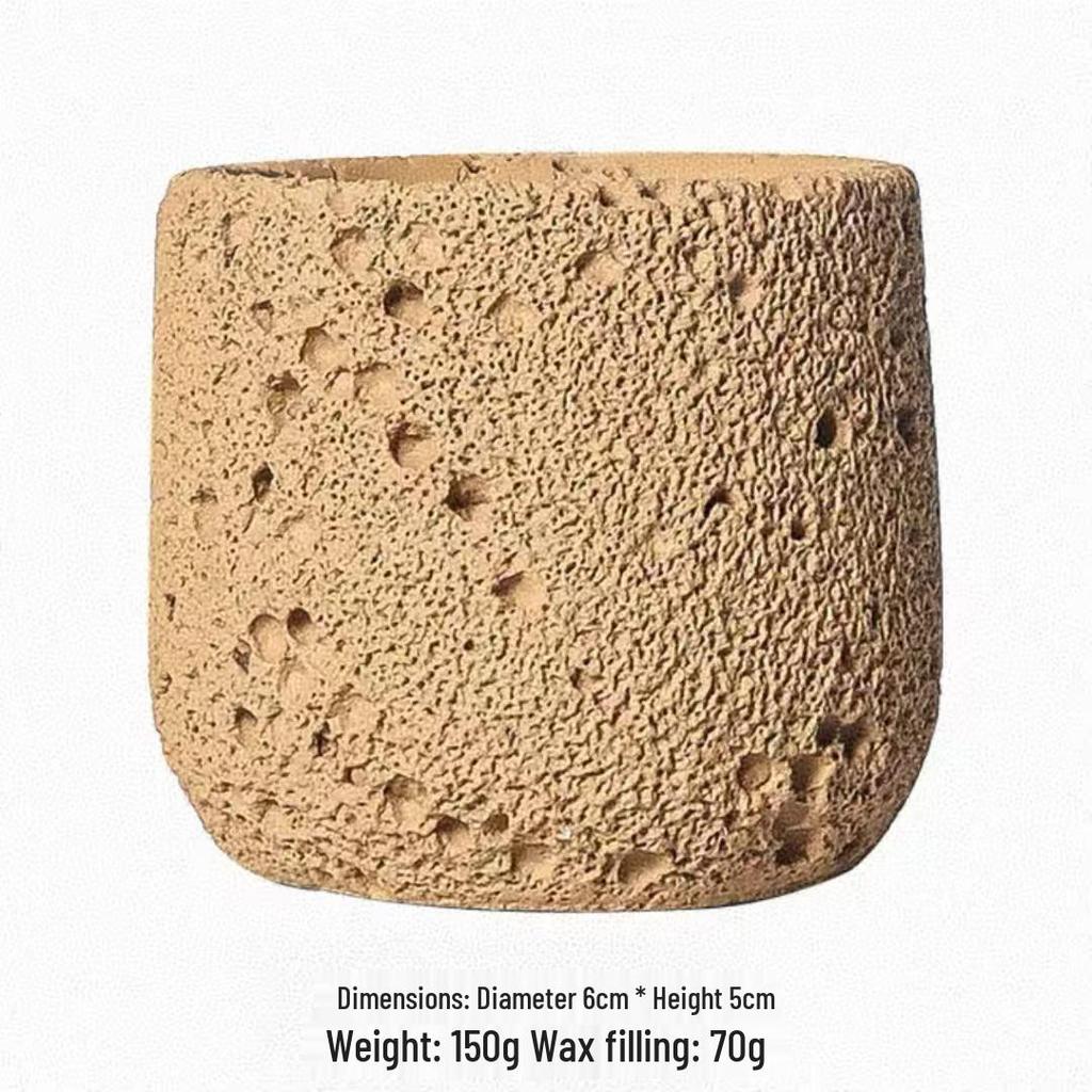Cross-border Cement Texture Candle & Diffuser Cup - Decorative Aroma Container Ornament