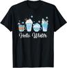 Hello Winter Sweet Cozy Coffee Lover Snowman Unisex T-Shirt
