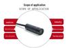 10X35mm 650nm 5mW Red Cross Laser Emitter with Adjustable Focus & DC Interface for Clothing Positioning