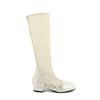 Women's Low-heeled Net Boots Spring and Summer New Thick-heeled Net Boots Sexy Versatile Large-size Guy Cool Boots