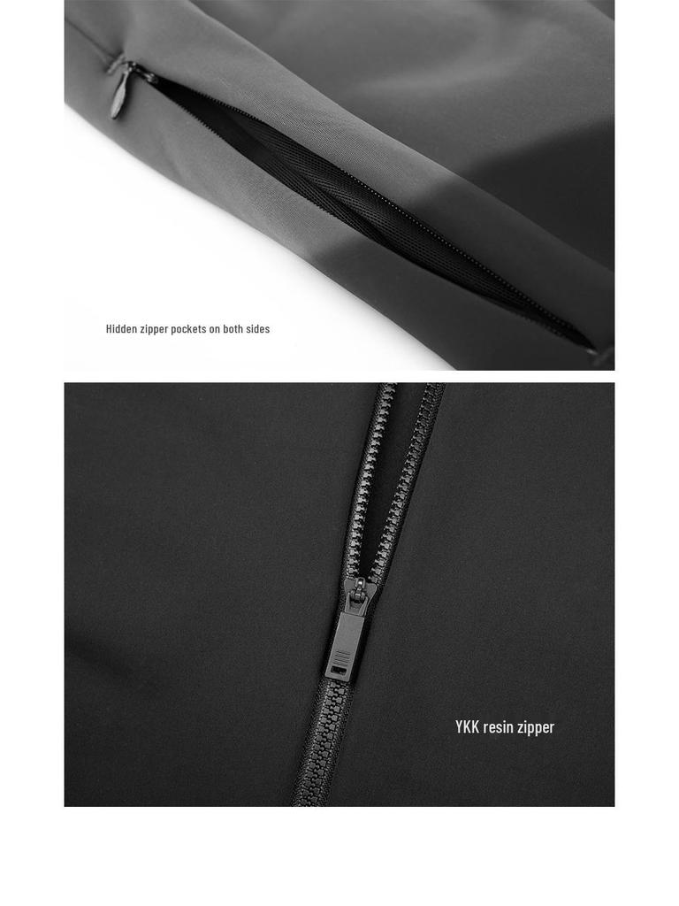 Lampaida Windproof Fleece Cycling Jacket for Men & Women - Warm Long Sleeve for Road & Mountain Biking in Autumn & Winter