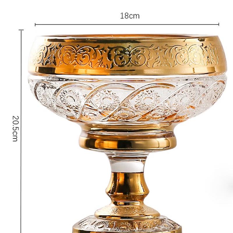 Fleventz Nordic Palace Kristallglas-Obstschale