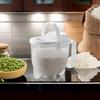 1PC Rice Washing Automatic Device Multifunction Quick-Clean Grain Washer Machine with Secure Latch Efficient Colander Kitchen