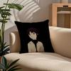 Anime E-Experiments L-Lain Pillow Case Comfort Sofa Bed Silky Elegant Invisible Zipper Custom Decorative Cushion Cover