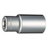 TONE Deep Socket 1 inch across (12-point) 4DB-36L, 12.7mm (1/2") drive, 1/8 flats.