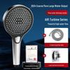 Silver Handheld Pressurized Shower Head Set