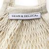Dean Deluca Net 15 X 6 X 6 Cm & Bag, Natural, Compact, Foldable, Lightweight, Woven,