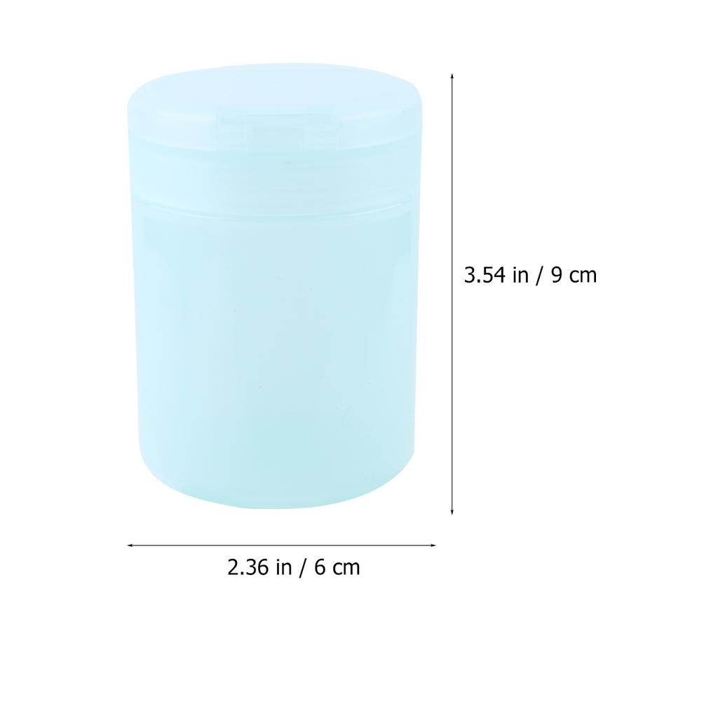 Cotton Swab Storage Box Lightweight Plastic Candy Color Pressable Lid Easy Organization Bathroom Vanity Table Cotton Storage