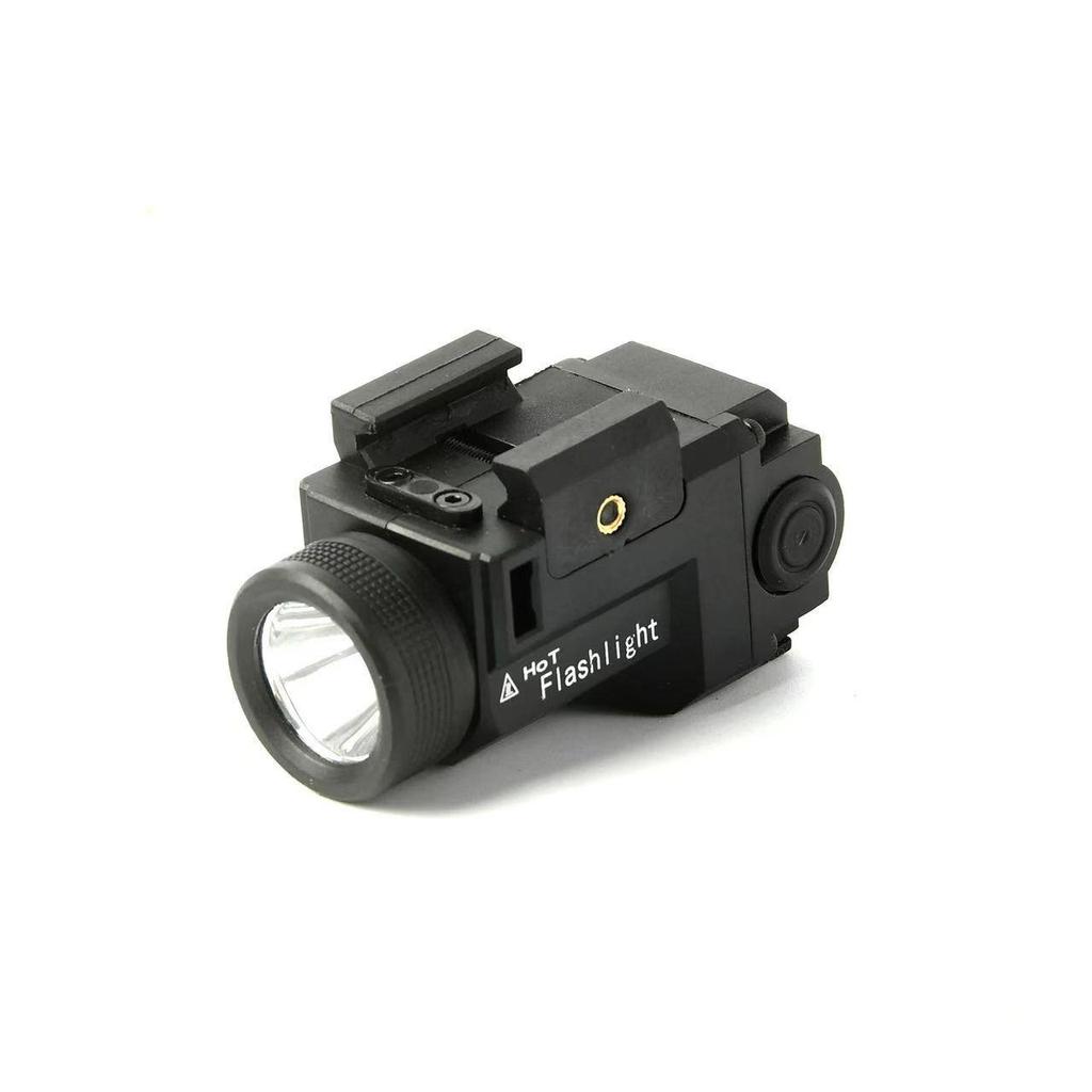 Adjustable 500lm Nylon Under-Barrel Flashlight with Laser for Glock G17 Toy Mods