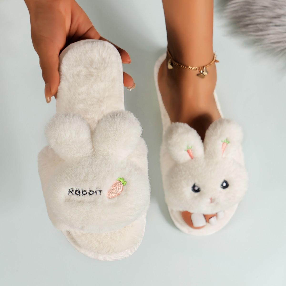 

Женские плоские тапочки, удобные, легкие, неглубокие сандалии, весна 2024, дизайнерские замшевые тапочки, милые домашние тапочки для женщин 36-37 белый