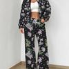 1116 New Popular Autumn and Winter New European and American Women's Clothing Flower Printing Suit Women
