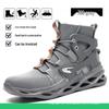All-Season Steel Toe High-Top Safety Boots: Anti-Smash, Anti-Puncture, Comfort for Long Hours