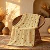 VintageSpeckleTexture Throw Short Plush Throw Blanket Soft Skin-Friendly Multi-Scene Home Office